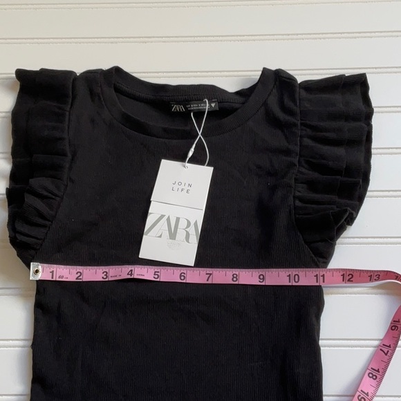 Zara ruffled crop top - Picture 5 of 5